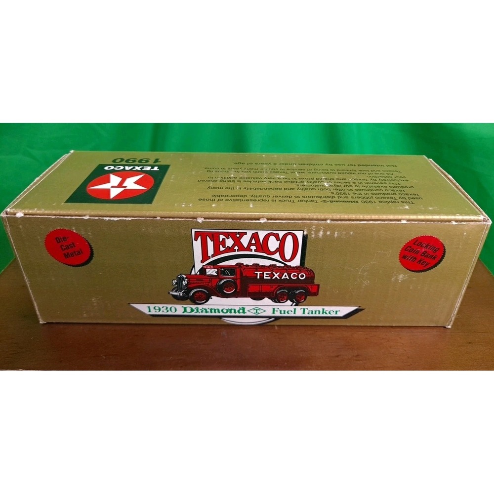 Ertl Texaco 1930 Diamond Fuel Tanker Diecast Coin Bank 9330VO New In Box